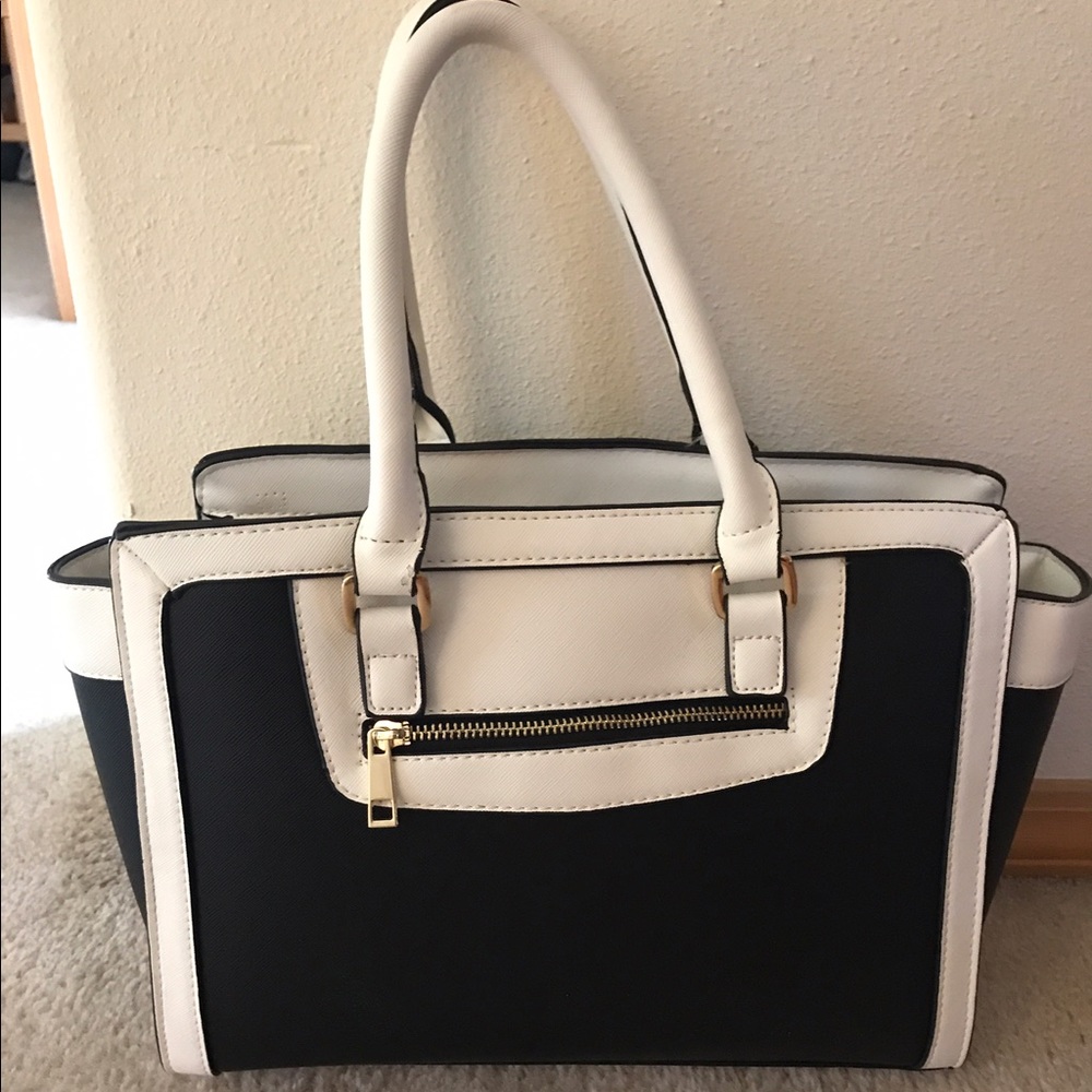 Black and White Handbag