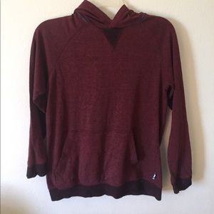 Burgundy Shaun white hoodie
