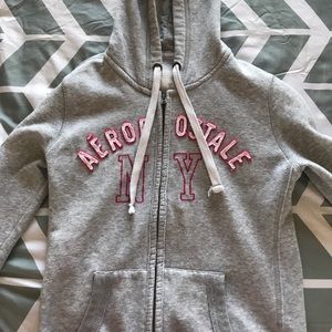 Aeropostale NY Grey/Pink Jacket