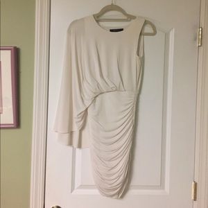 BCBG one shoulder evening dress