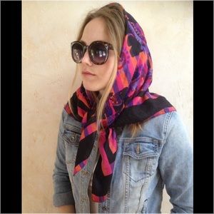 Pure Silk Vintage Thai Scarf