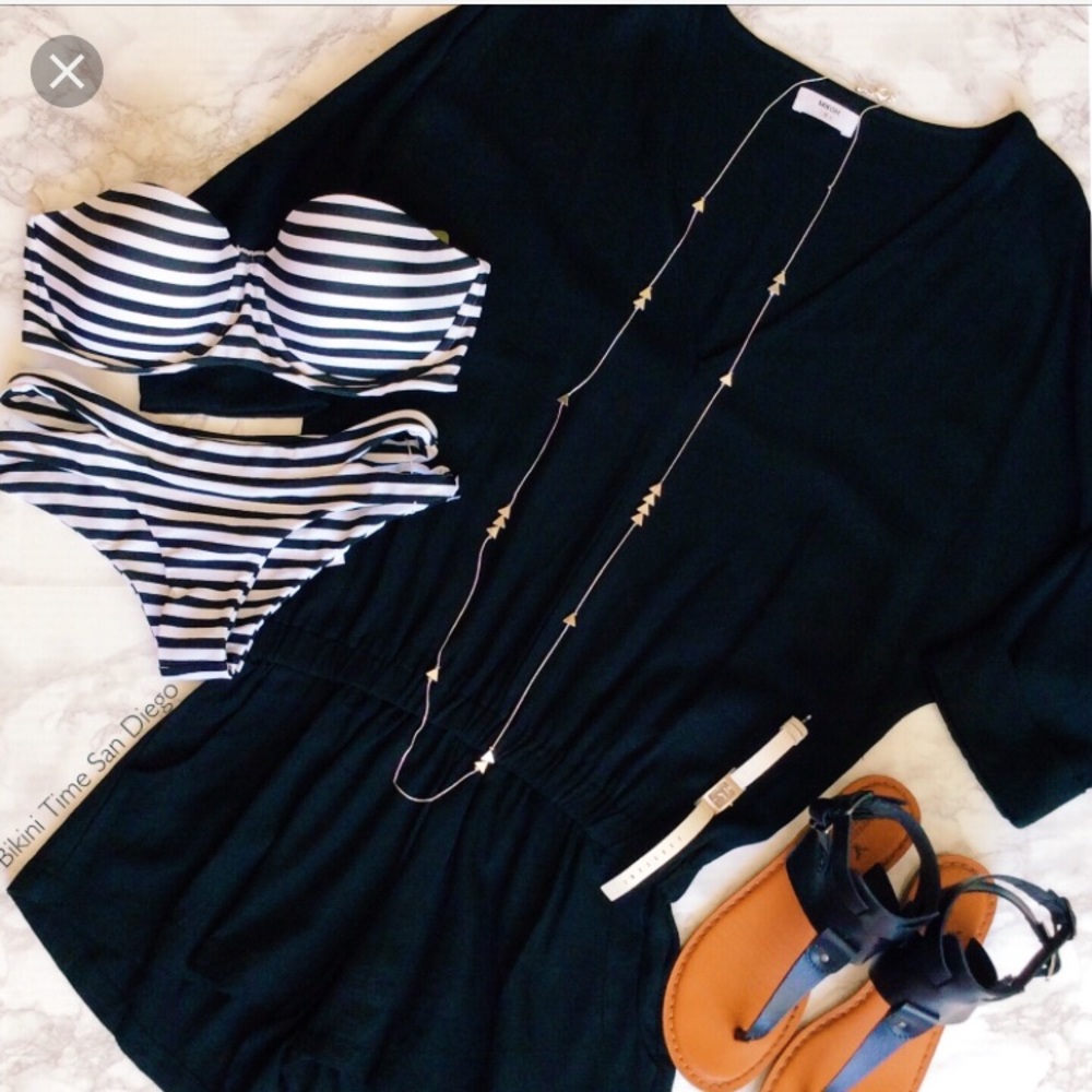 Mikoh striped bikini set (M/S)