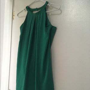 Harper Jade Green Sleeveless Low Back Dress