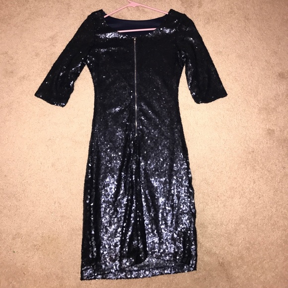 Blue sequin dress - Picture 2 of 3