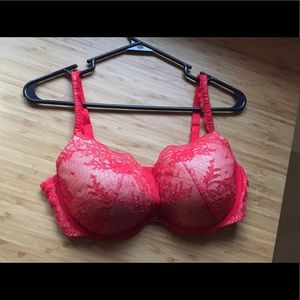 Victoria's Secret Red Lacy Bra