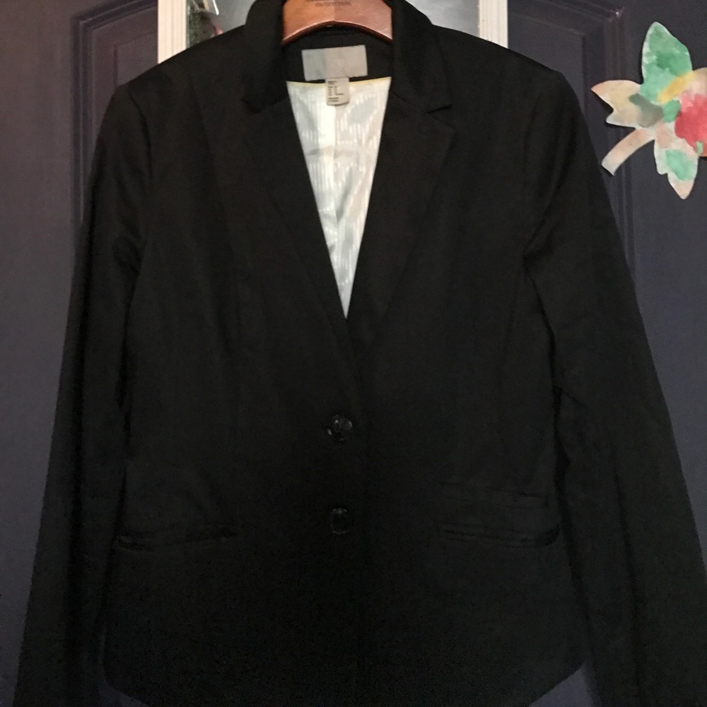 H & M blazer black size 12 US/EUR 42