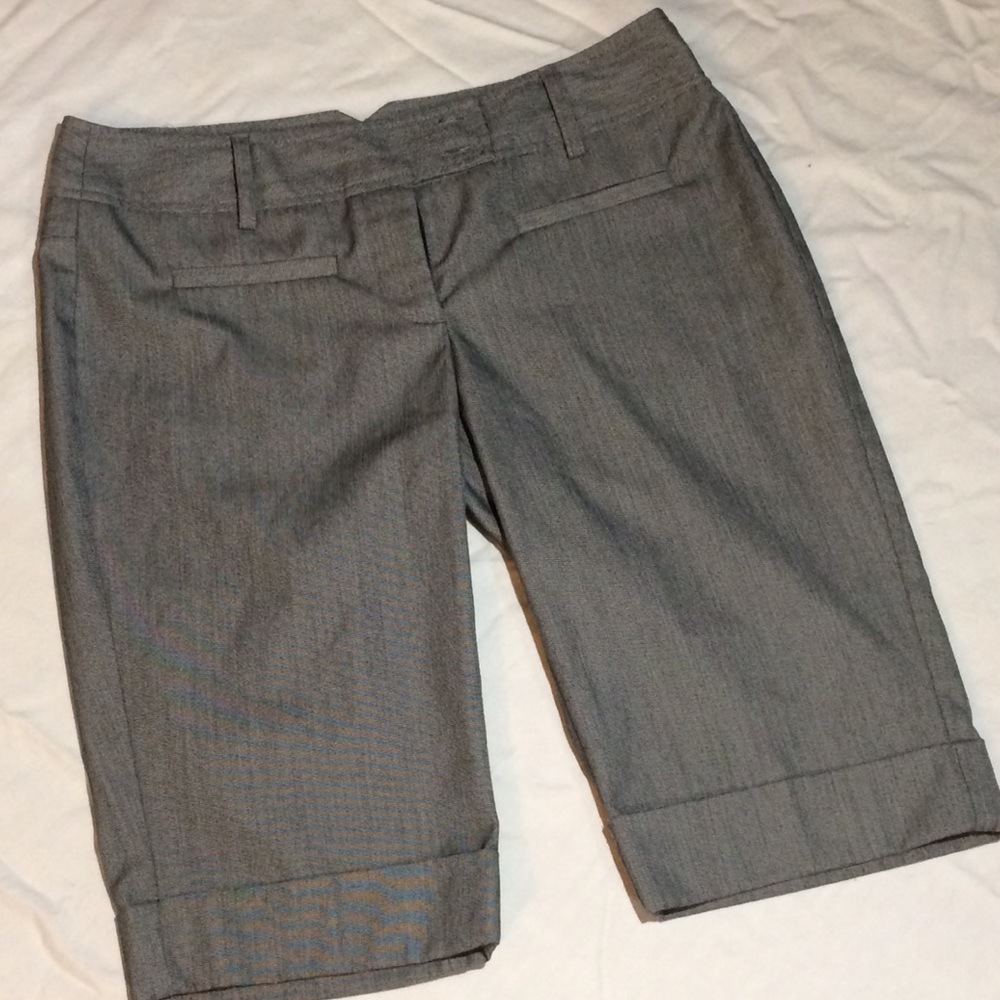 Charcoal Grey trouser Bermuda Shorts