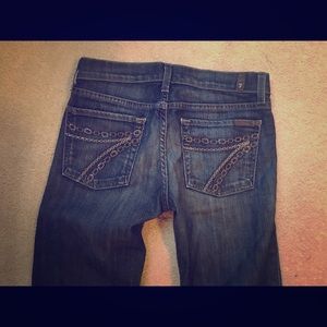 7 FAM Dojo boot cut jeans