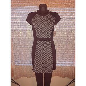 Cute and classic black and grey career dress!