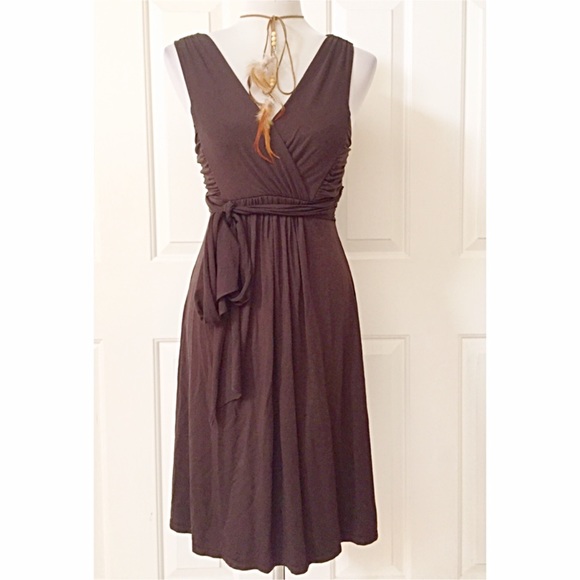 Victoria's Secret Dresses & Skirts - Victoria's Secret Bra tops brown jersey knit dress