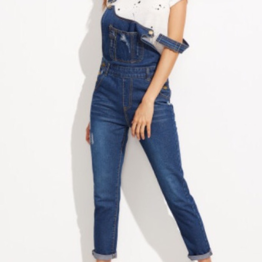 Never been worn Blue Jean overalls