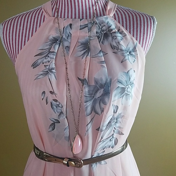 Blush Bohemian Floral Maxi Dress - Picture 4 of 5