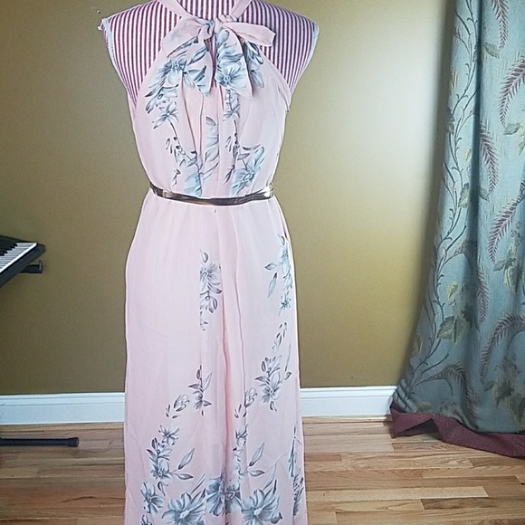 Blush Bohemian Floral Maxi Dress - Picture 5 of 5
