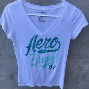 NWOT Aeropostale Juniors white  short sleeve Tee!