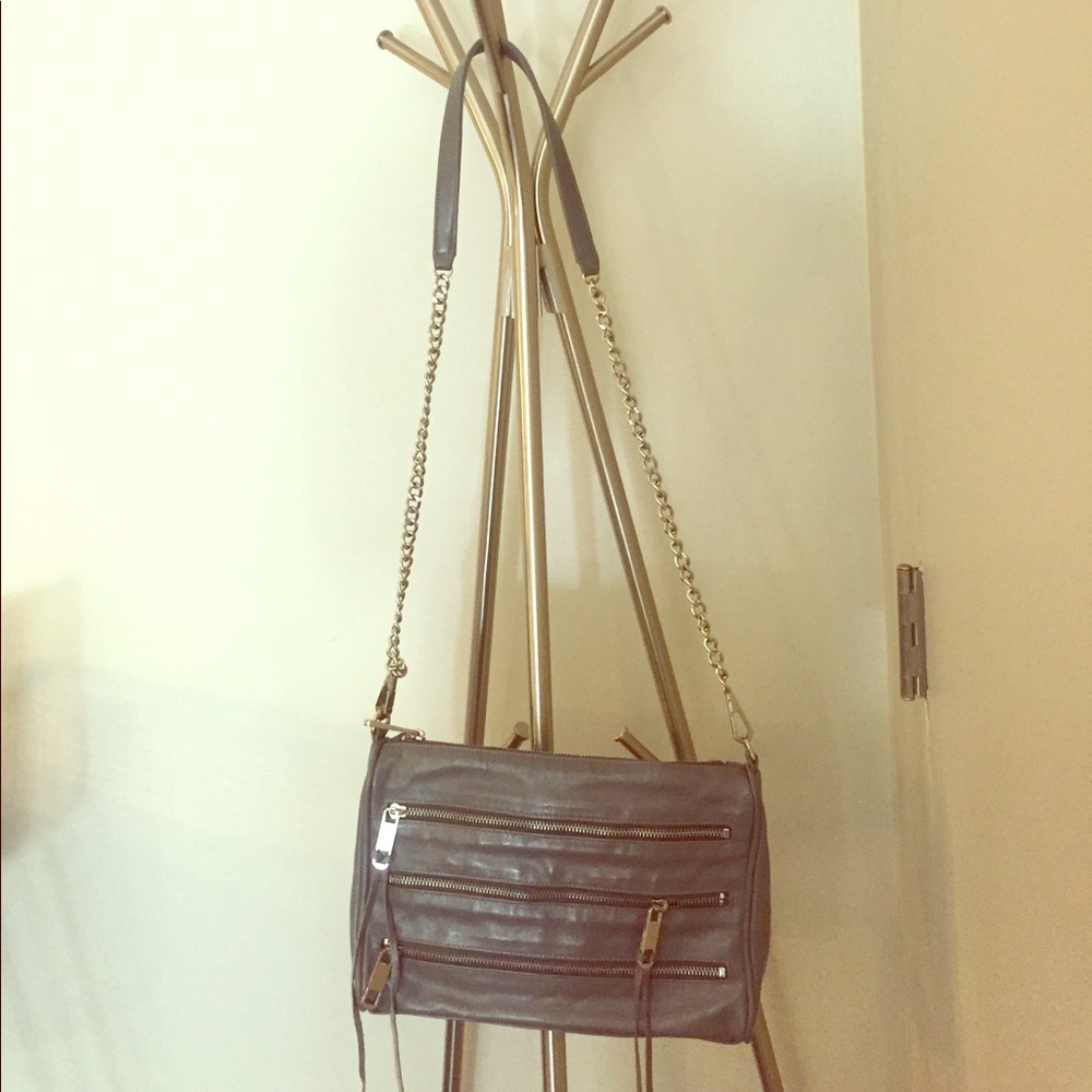 Rebecca Minkoff 3-zip bag rocker style