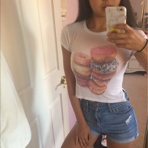 Brandy Melville donut crop top