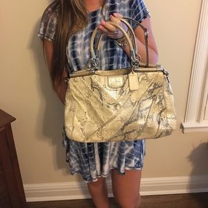 Coach Snakeskin Satchel Bag