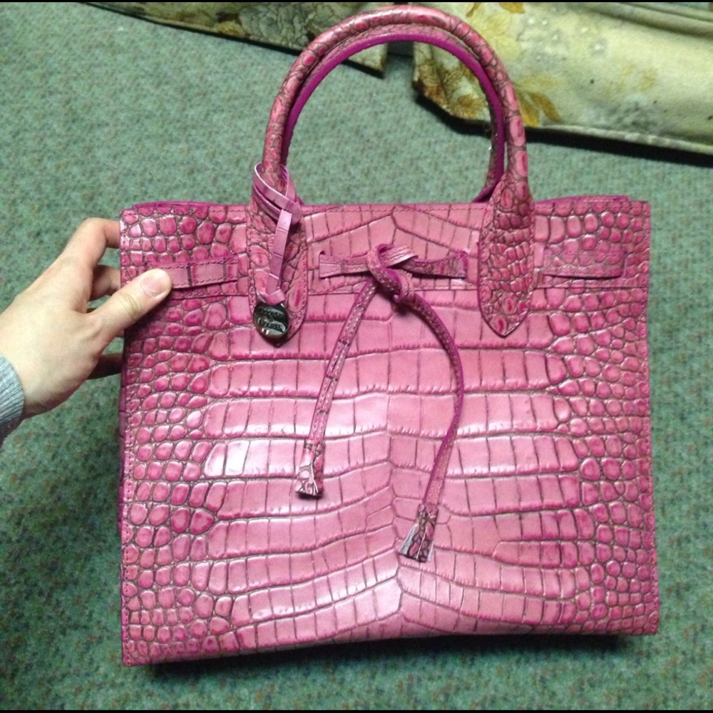 Dooney & Bourke Amazon magenta tassel bag Nwt