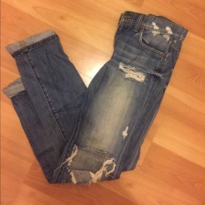 Joes ripped boyfriend jeans