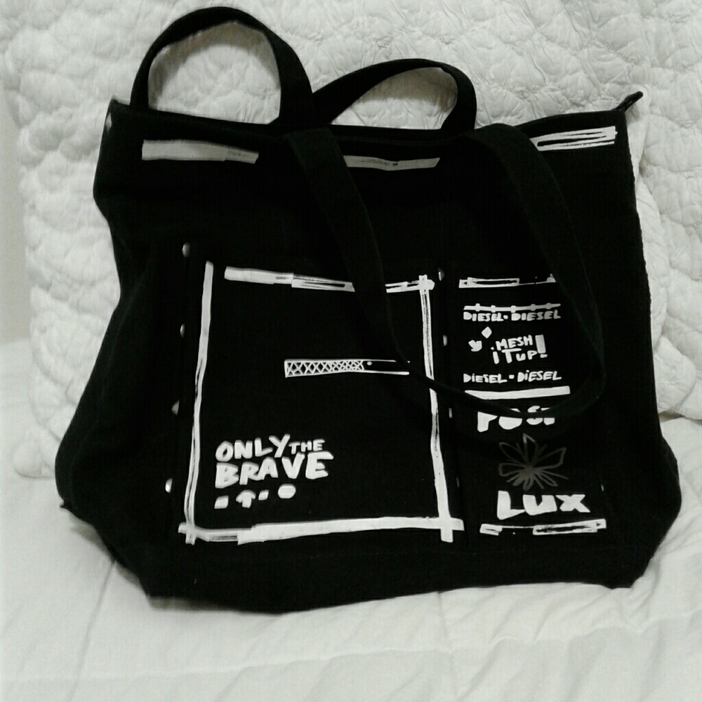Diesel Canvas Cosy Pepp Tote