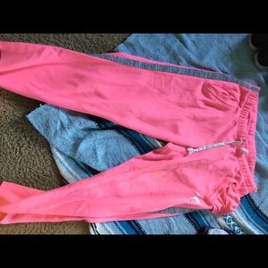 Bright pink Victoria's Secret boyfriend pants