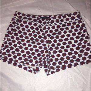 red white and blue jcrew shorts