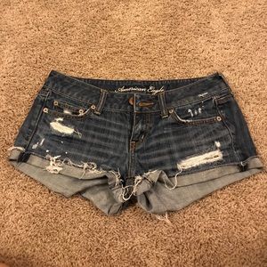American Eagle denim shortie size 4
