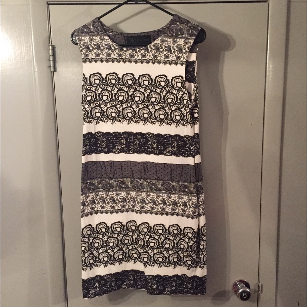 Black and white dress