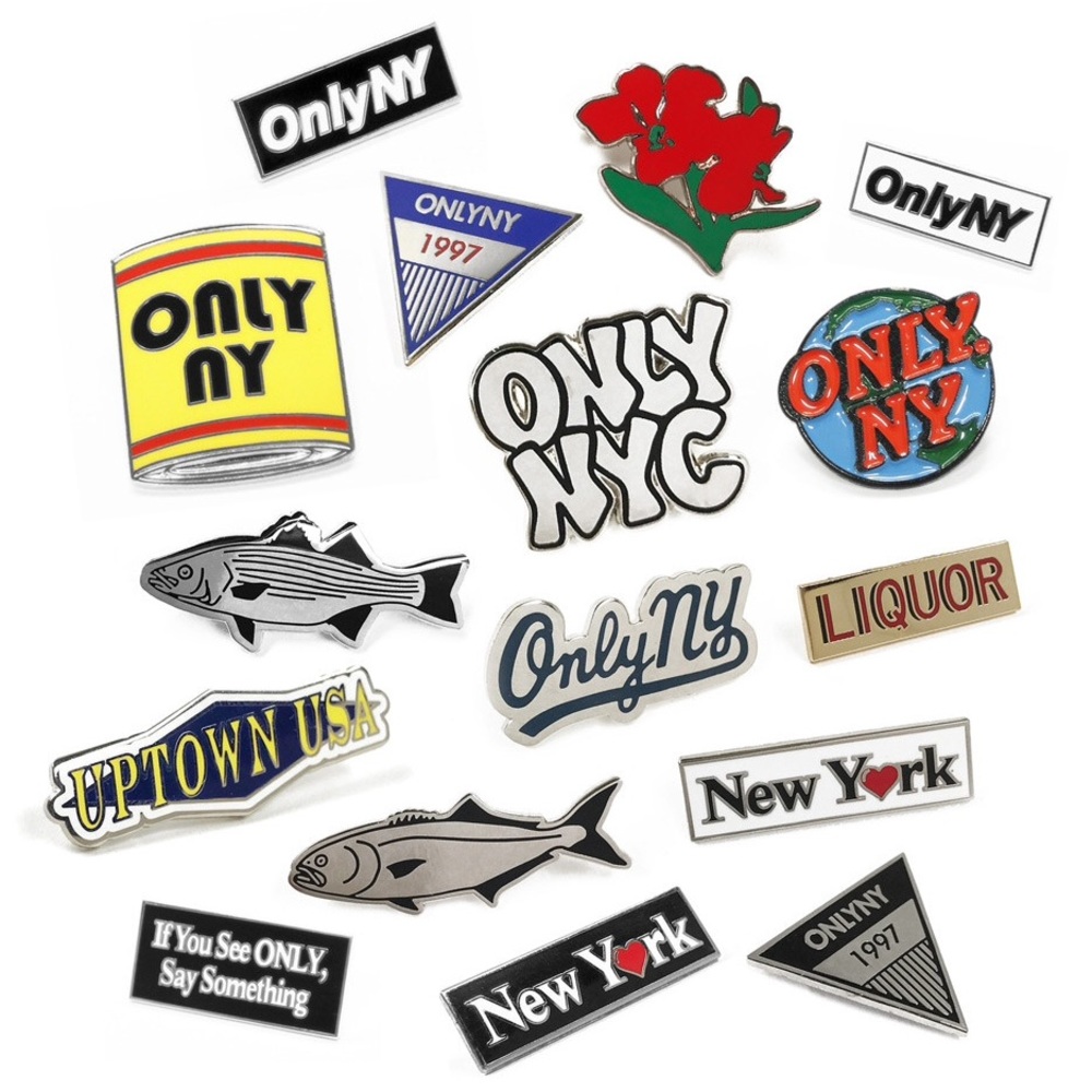 Various New Only NY Logo Pins