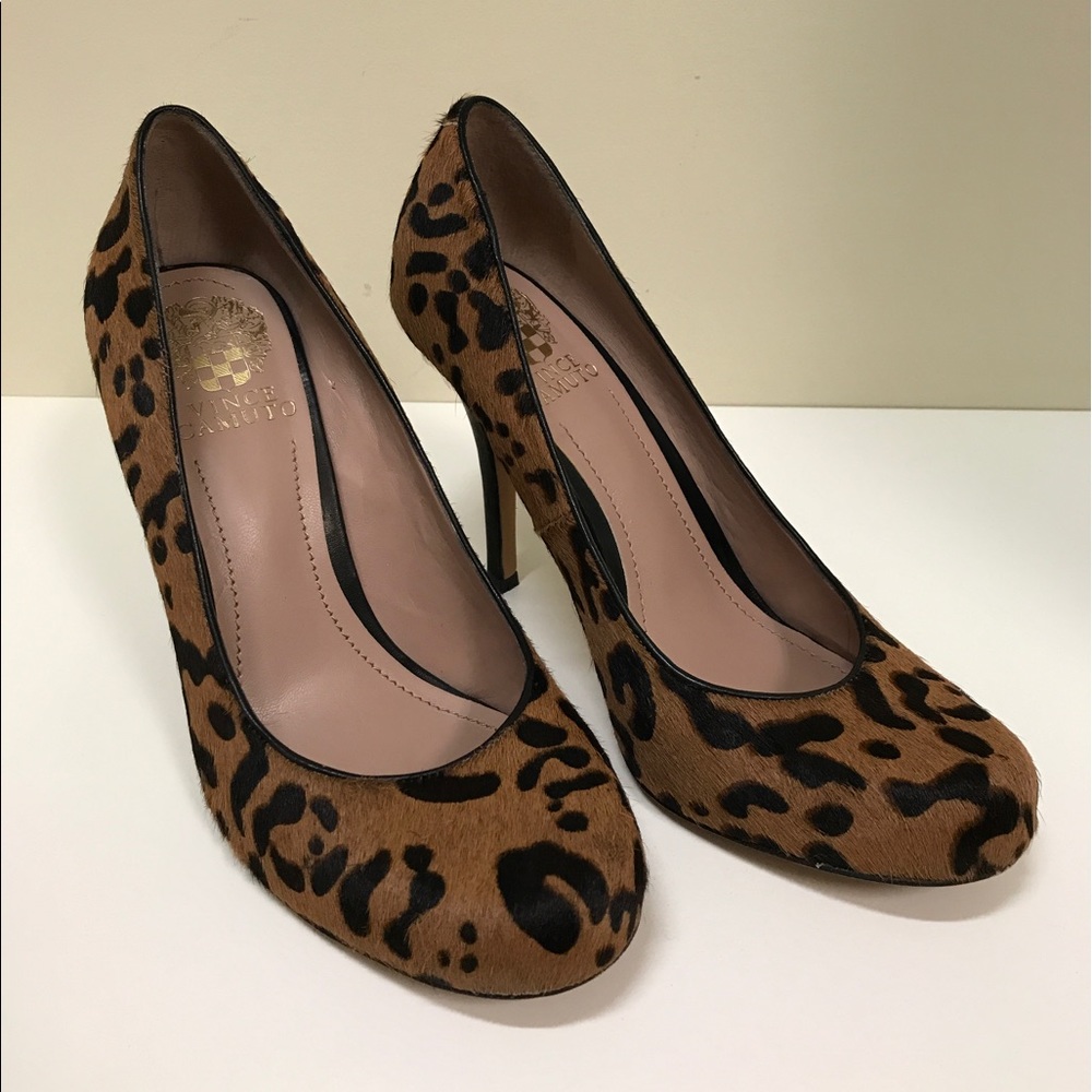 Vince Camuto Leopard Heels