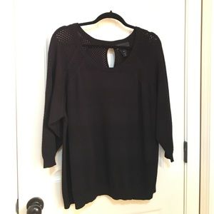 Long sleeve crotchet type top