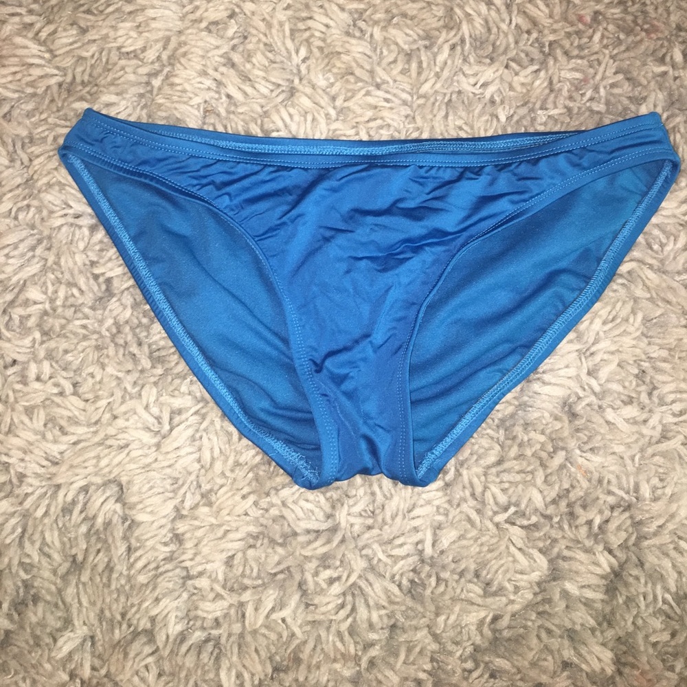 blue bikini bottoms