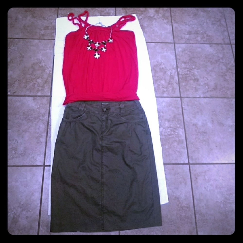 Banana republic skirt with pockets