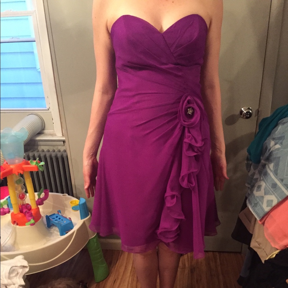 Purple party dress