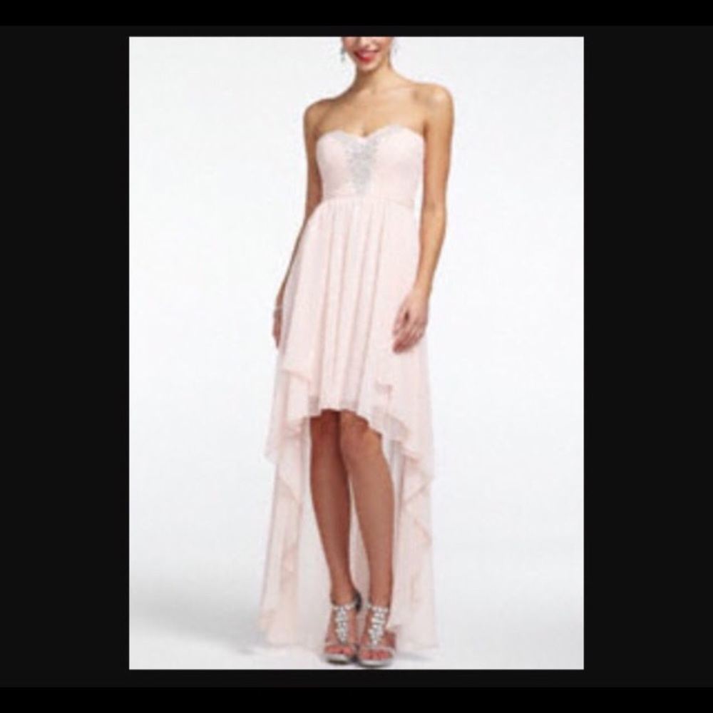 Pink above the knee dress