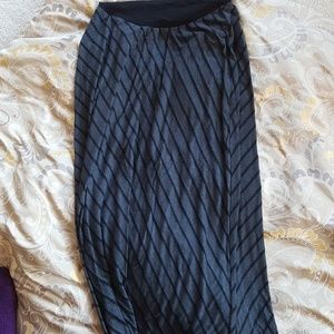 Maternity maxi skirt