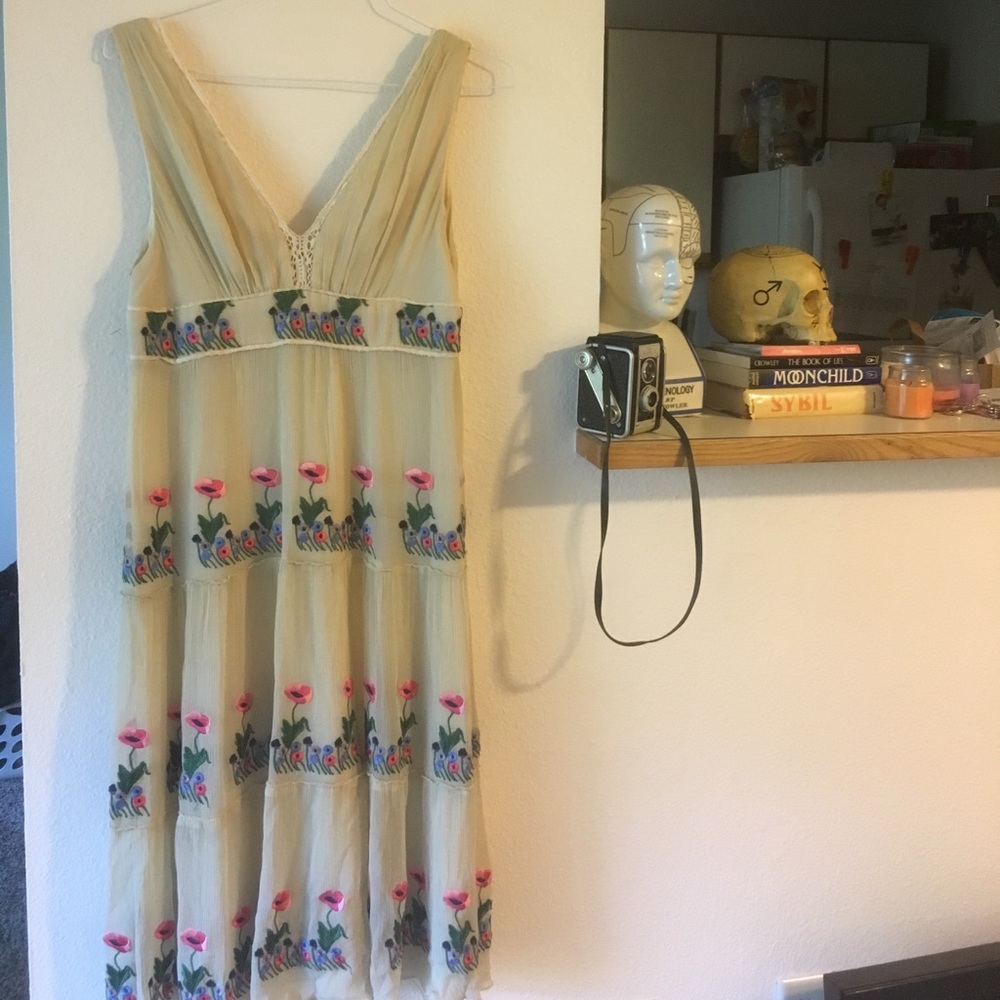 BEAUTIFUL RARE  Tibi New York embroidered dress