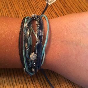 NWT Blue multi strand bracelet