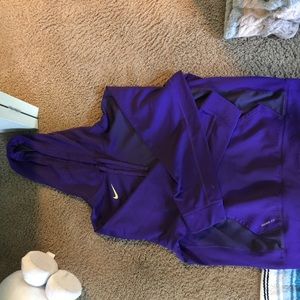 Purple Nike hoodie