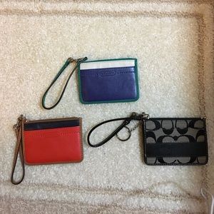 Coach ID Wallets with Wrist Strap