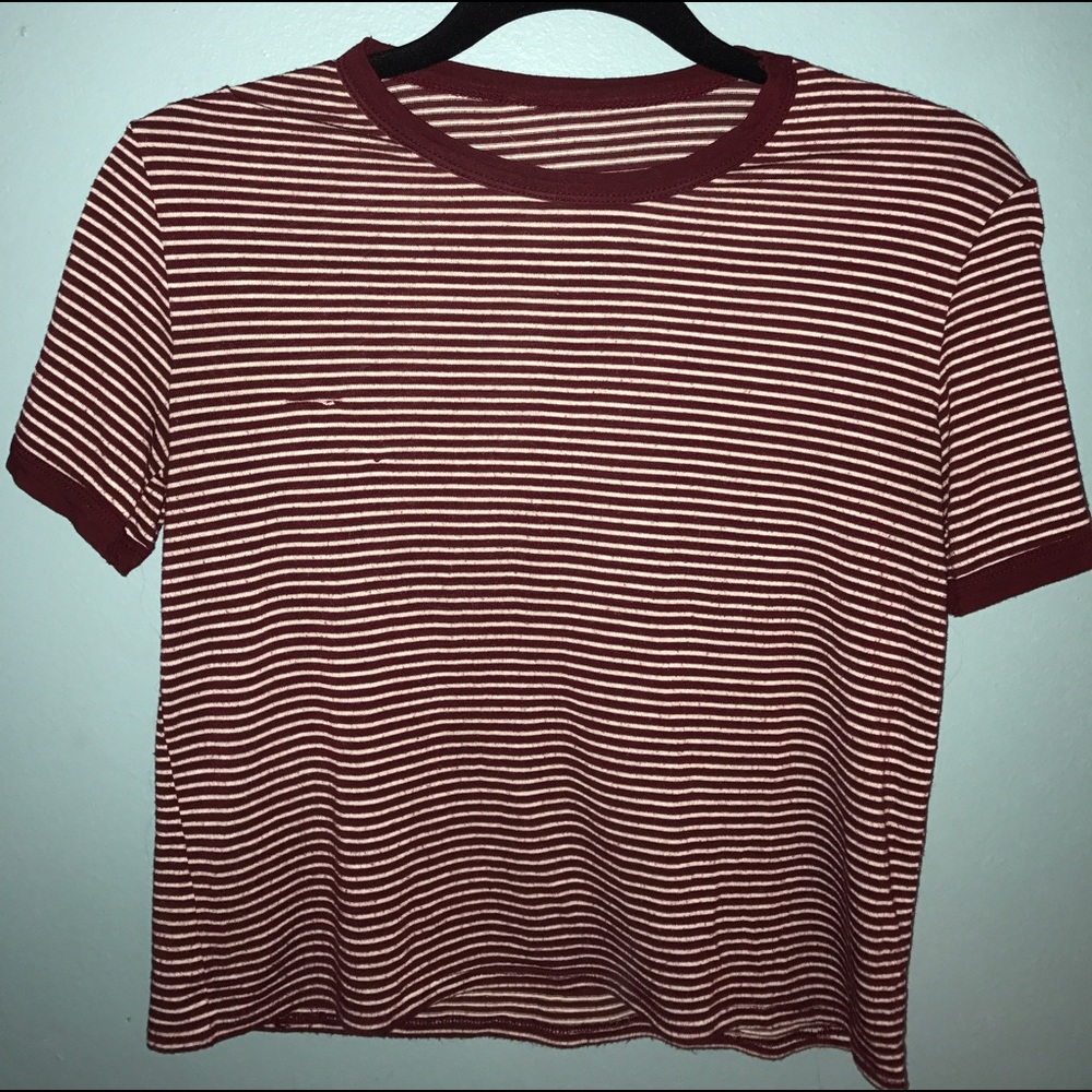 Soft maroon crop