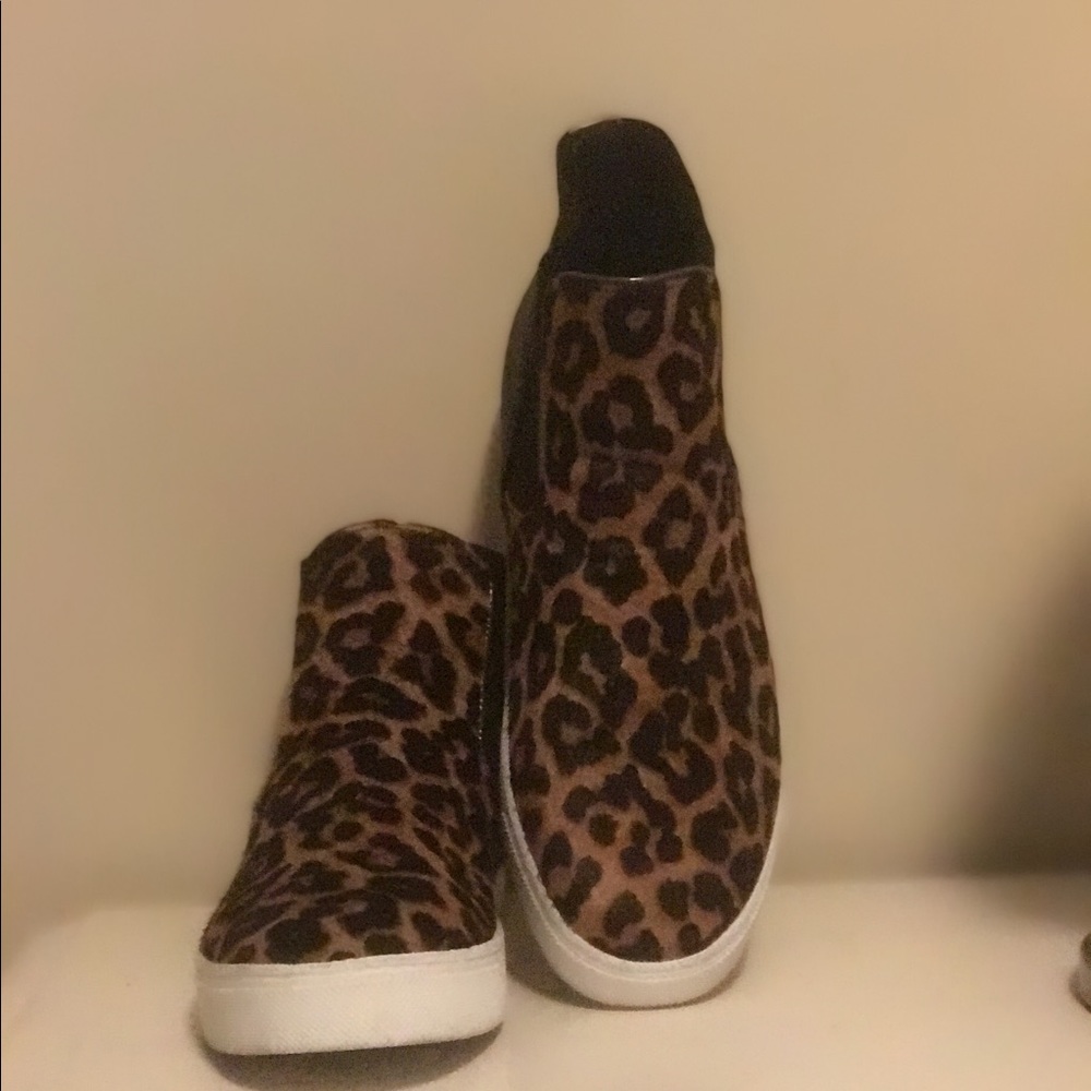Sam Edelman suede high-top sneaker