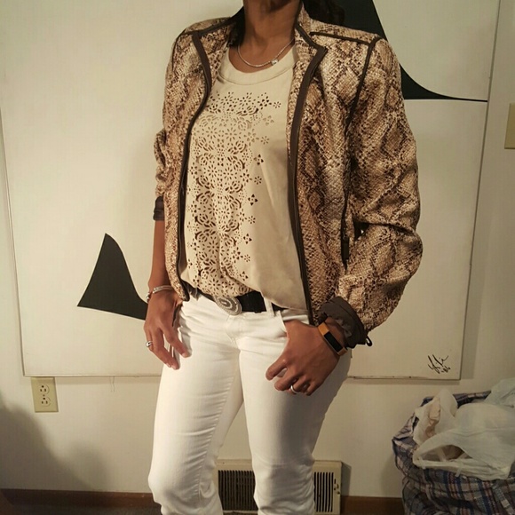 Max Studio snake jacket - Picture 1 of 3