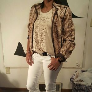 Max Studio snake jacket