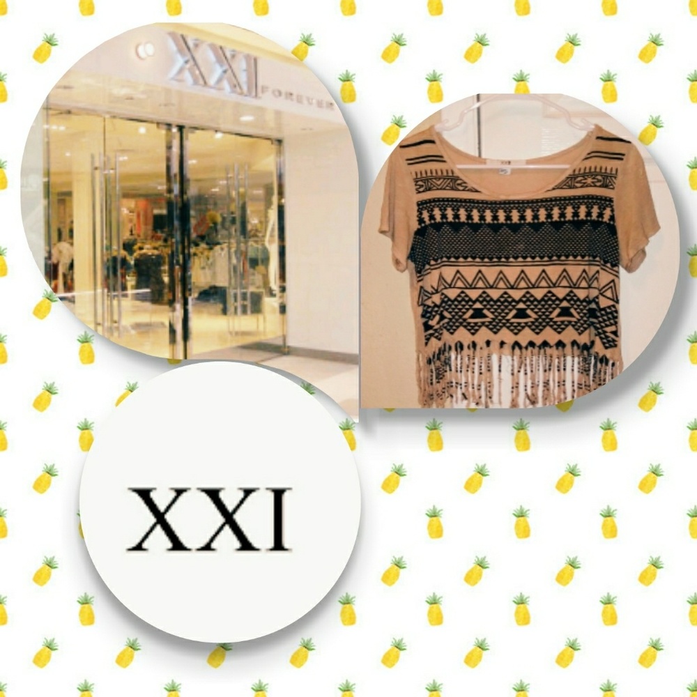🎆SALE!!🎆XXI Tribal Crop Top