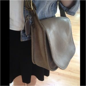 Vintage Coach Saddle Bag