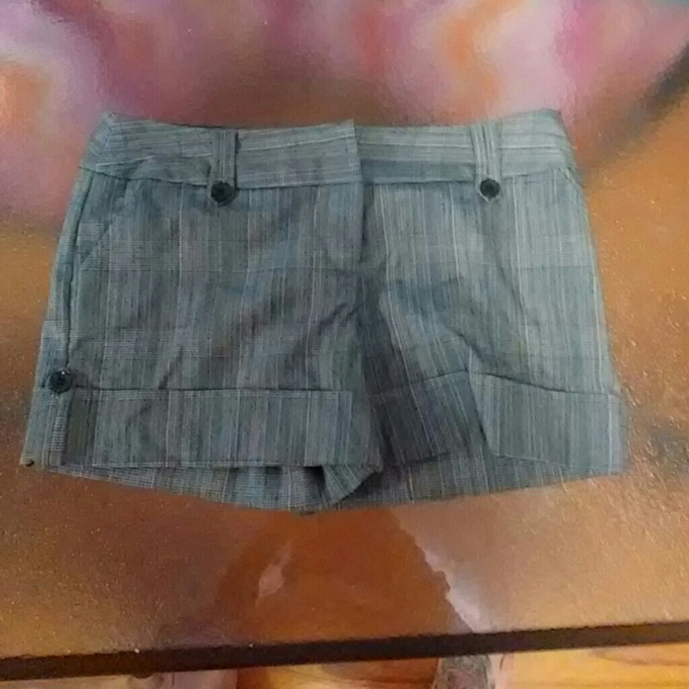 Grey dress shorts