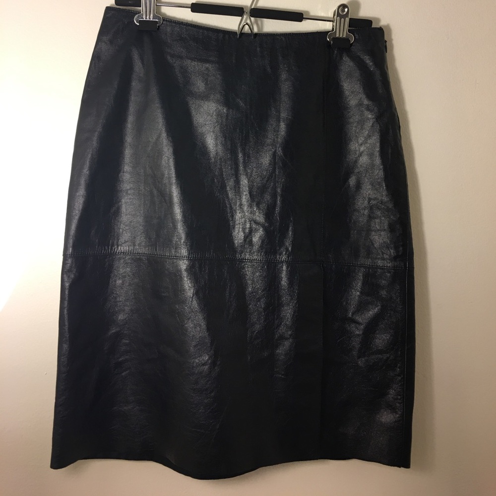 Sexy Leather Skirt
