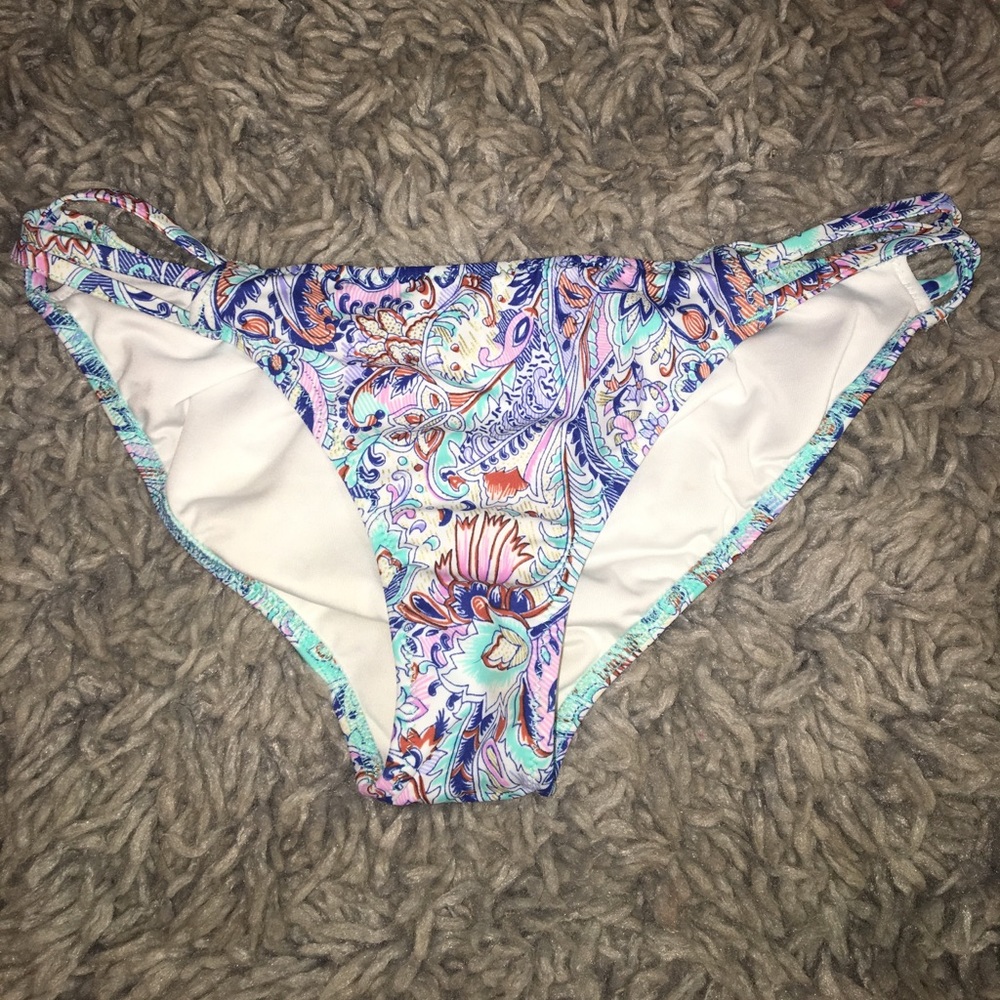 multi color bikini bottom