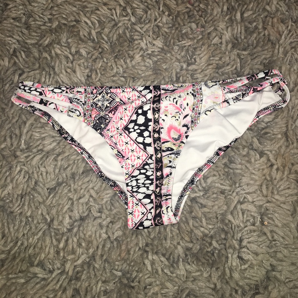 multi color bikini bottom